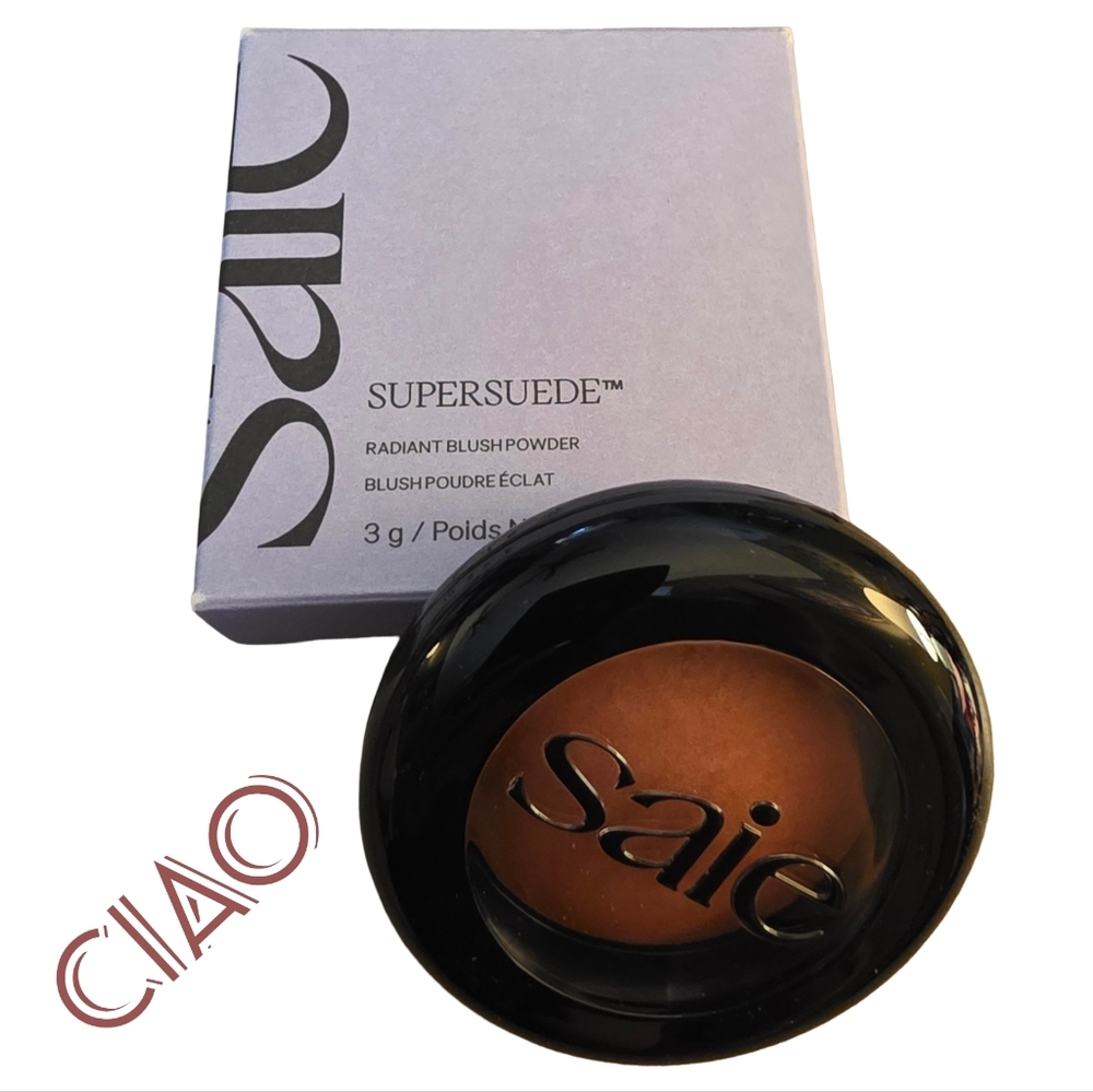 Saie Super Suede Radiant Baked Powder Blush "Ciao" NEW